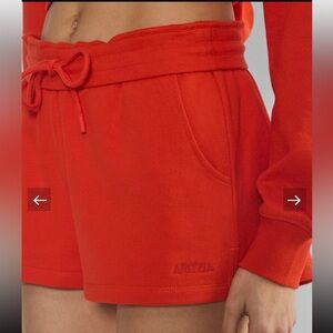 NWOT Terry Sweatfleece Mega Fold Hi Mini Short